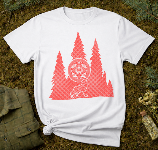 Slavic Forest Wolf Unisex T-Shirt