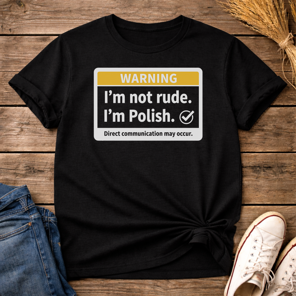 Warning: Polish Mode Unisex T-Shirt