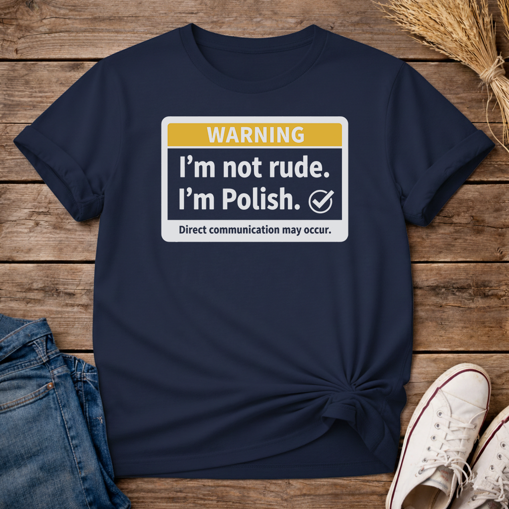 Warning: Polish Mode Unisex T-Shirt