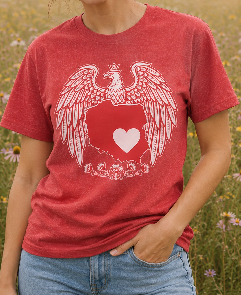 Poland at Heart Unisex T-Shirt