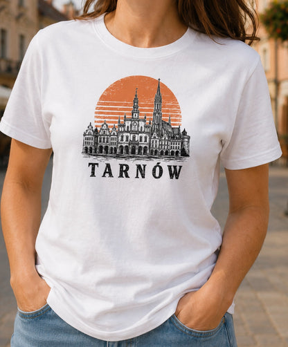 Tarnów Sunset Skyline Polish City Unisex T-Shirt