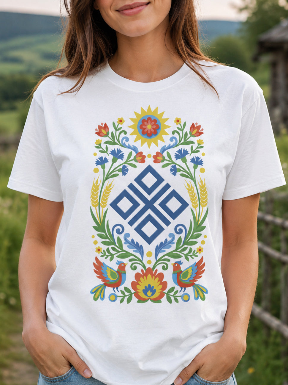 Mokosz Folk Art Unisex T-Shirt
