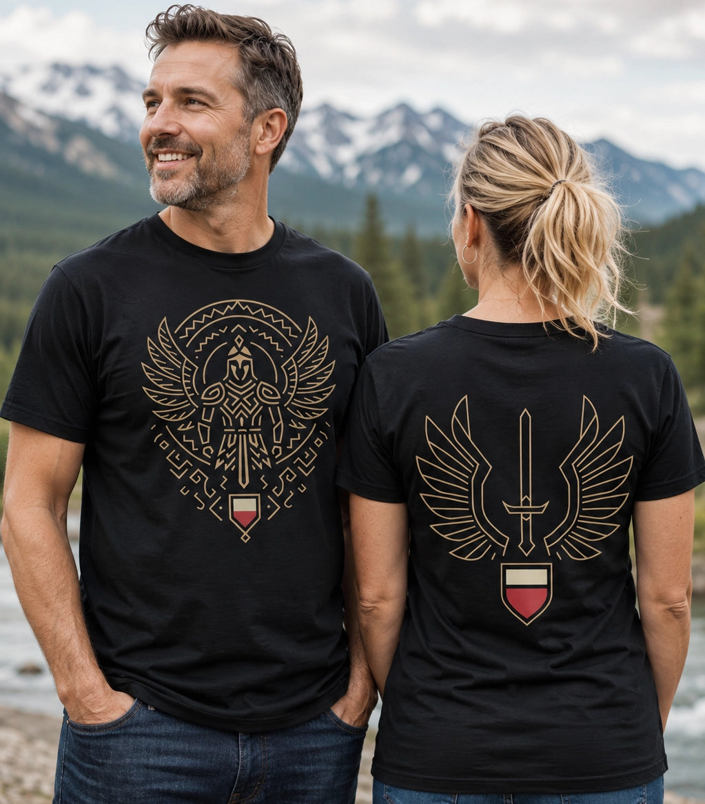 Polish Hussar Front Back Unisex T-Shirt