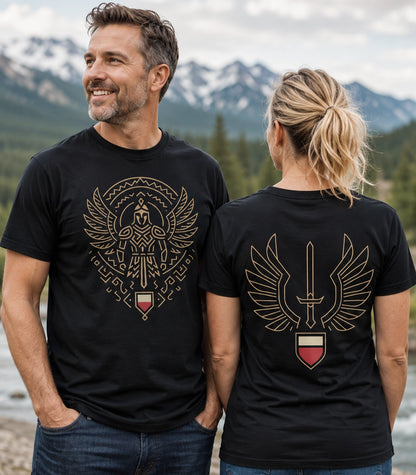 Polish Hussar Front Back Unisex T-Shirt