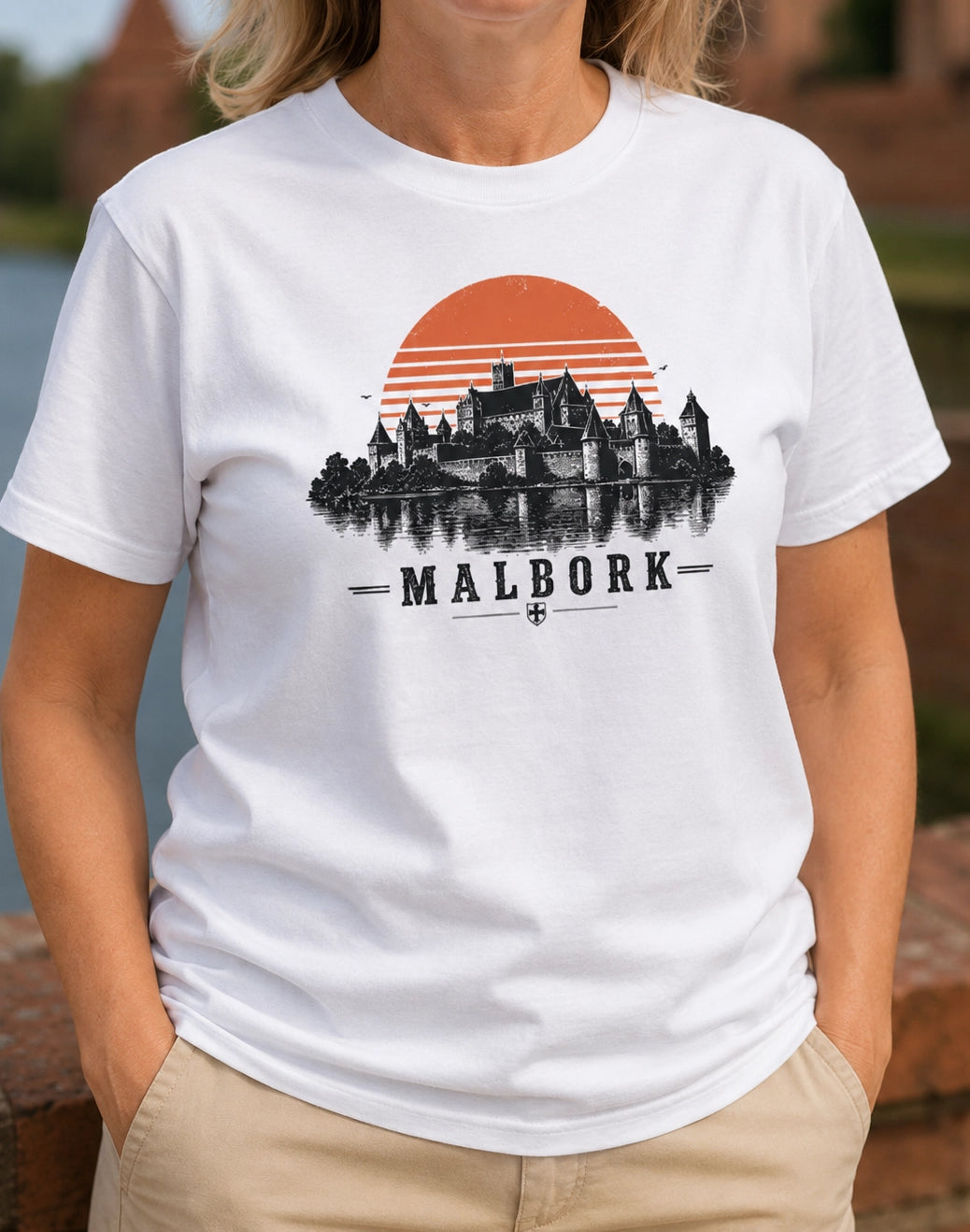 Malbork Sunset Castle Polish City Unisex T-Shirt