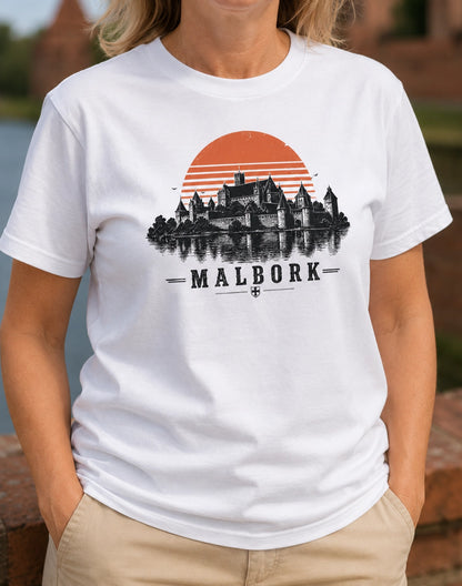 Malbork Sunset Castle Polish City Unisex T-Shirt