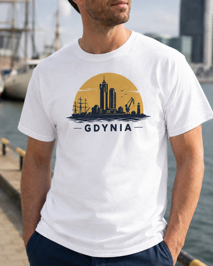Gdynia Port Sunset Polish City Unisex T-Shirt