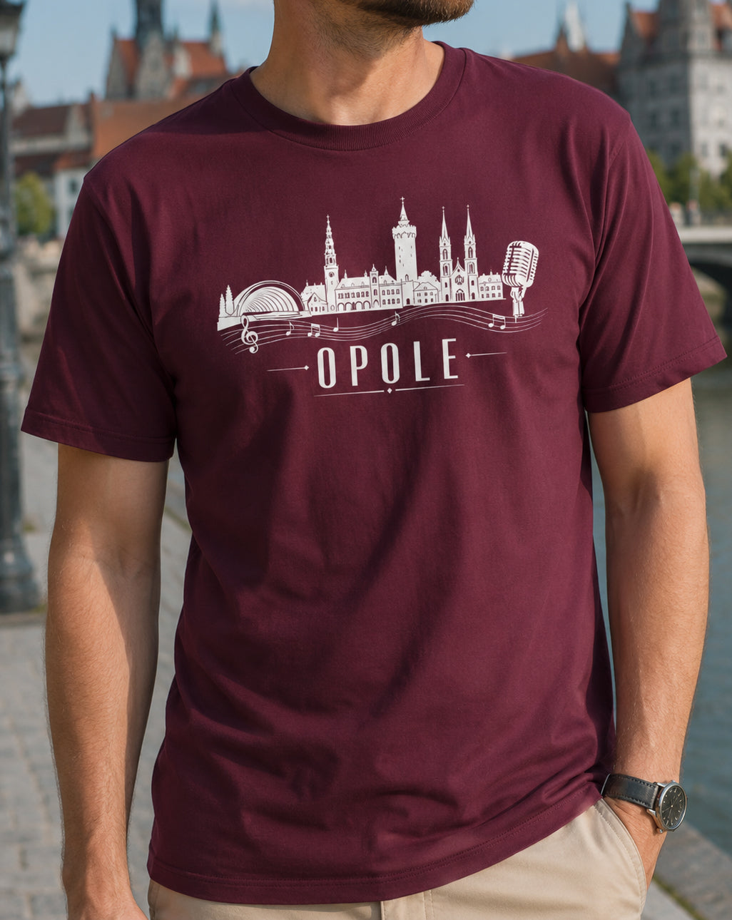 Opole Music Skyline Polish City Unisex T-Shirt