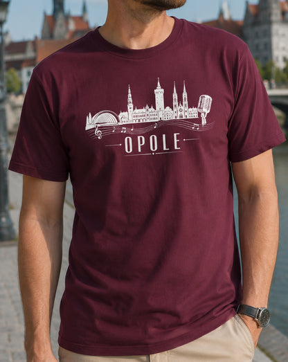 Opole Music Skyline Polish City Unisex T-Shirt