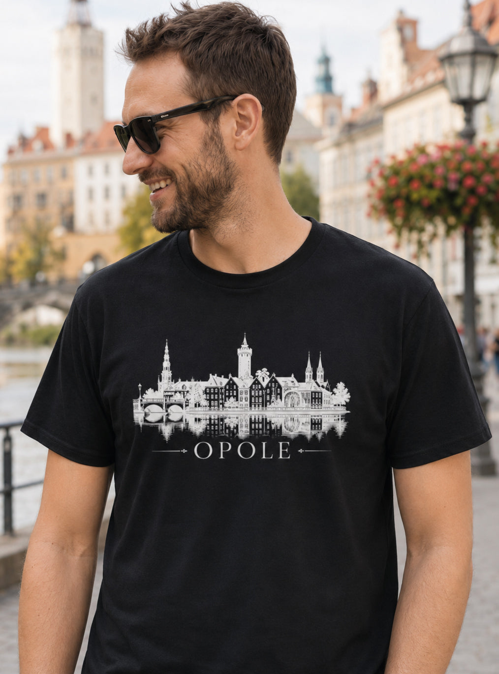 Opole Elegant Skyline Polish City Unisex T-Shirt