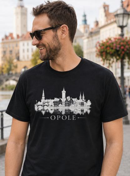 Opole Elegant Skyline Polish City Unisex T-Shirt