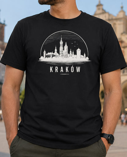 Kraków Skyline Polish City Unisex T-Shirt