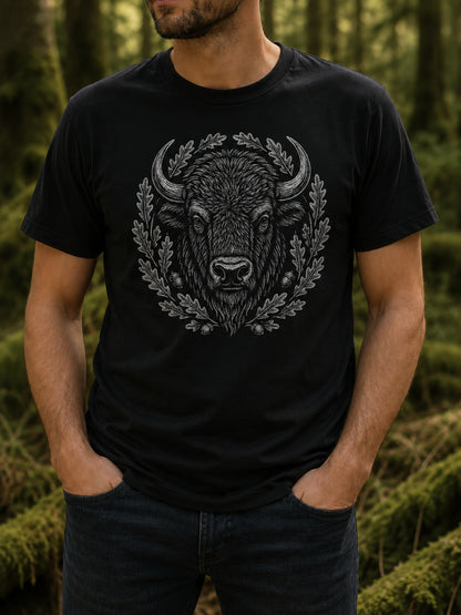 Żubr Polski Silent Strength Unisex T-Shirt