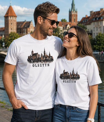 Olsztyn Brick Castle Skyline Polish City Unisex T-Shirt