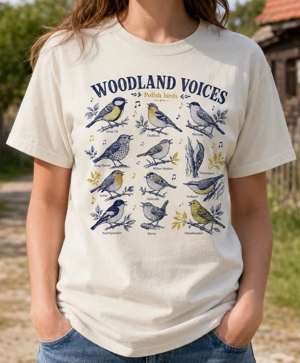 Woodland Voices Polish Birds Unisex T-Shirt