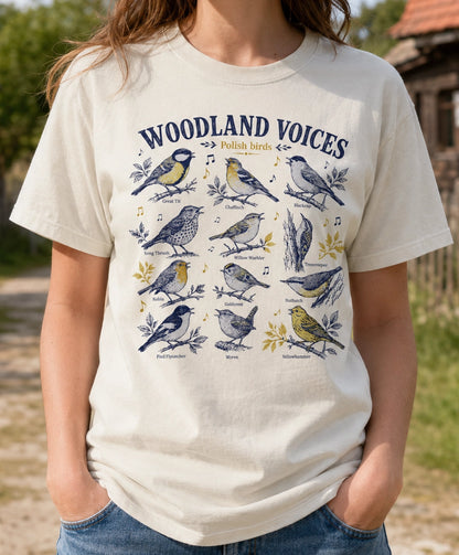 Woodland Voices Polish Birds Unisex T-Shirt