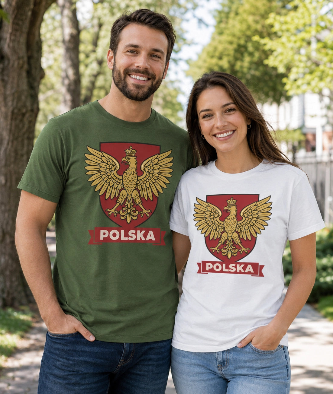 Polska Vintage Eagle Crest Unisex T-Shirt
