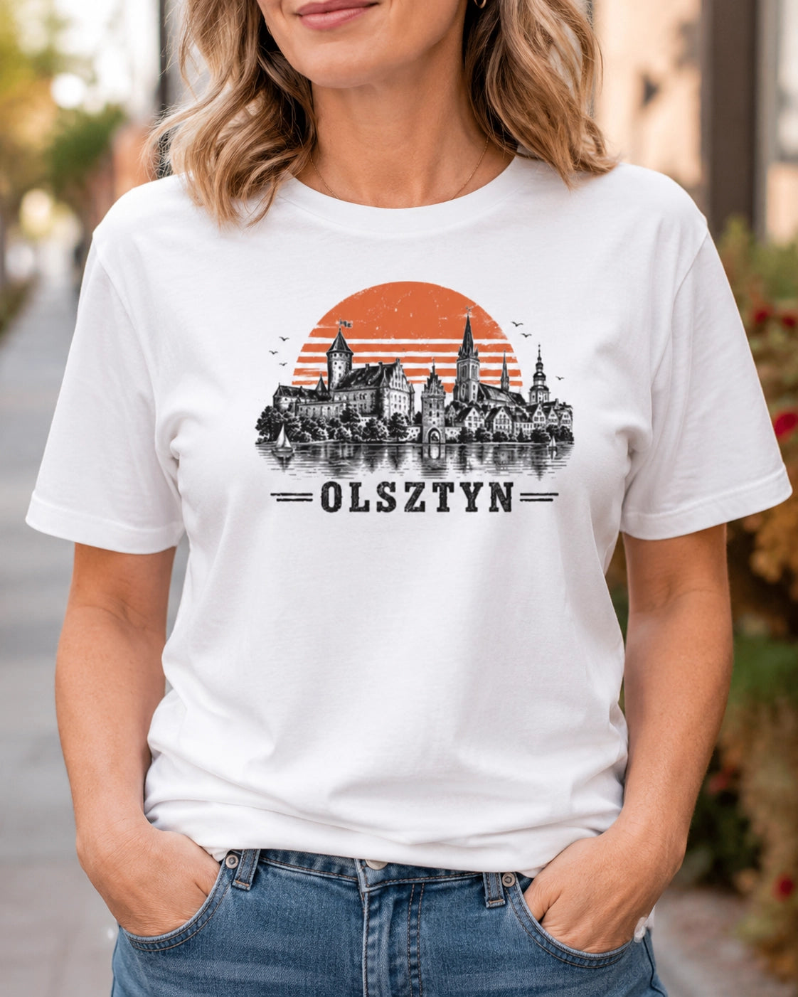Olsztyn Sunset Castle Polish City Unisex T-Shirt