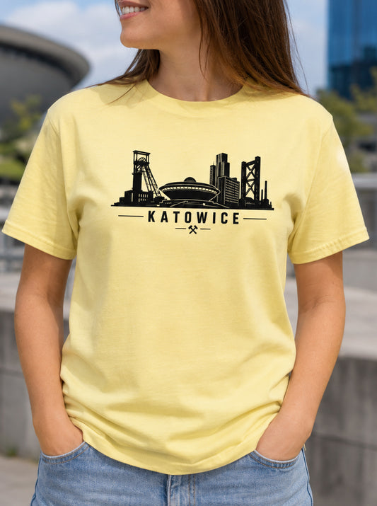 Katowice Skyline Polish City Unisex T-Shirt