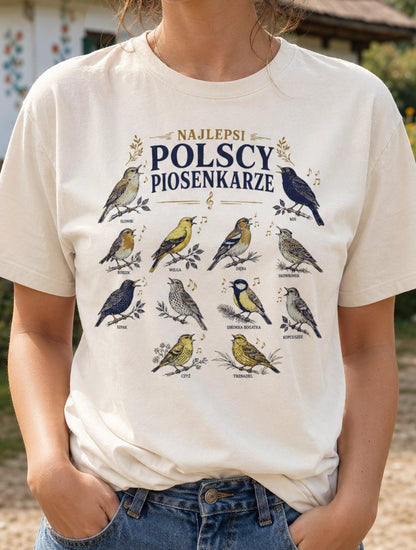 Polscy Piosenkarze Bird Choir Unisex T-Shirt