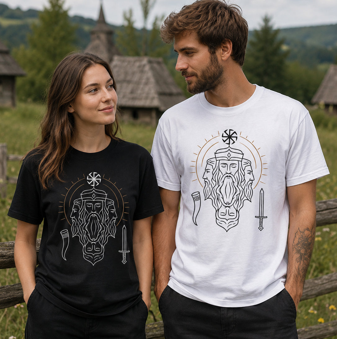 Świętowit Slavic God Unisex T-Shirt