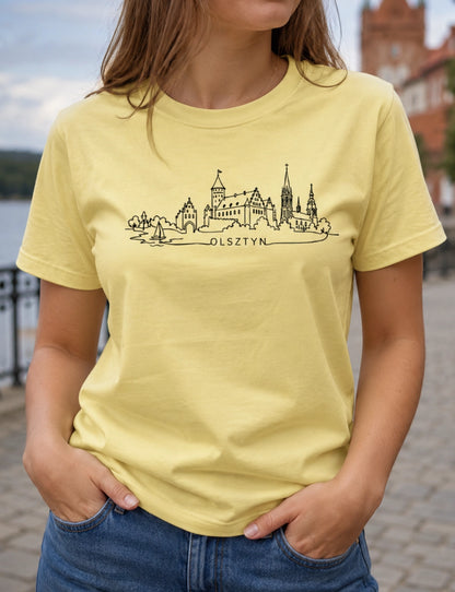 Olsztyn Castle Skyline Polish City Unisex T-Shirt