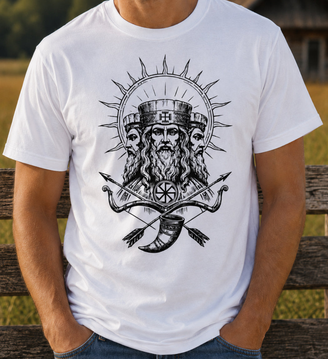Świętowit Slavic God Unisex T-Shirt