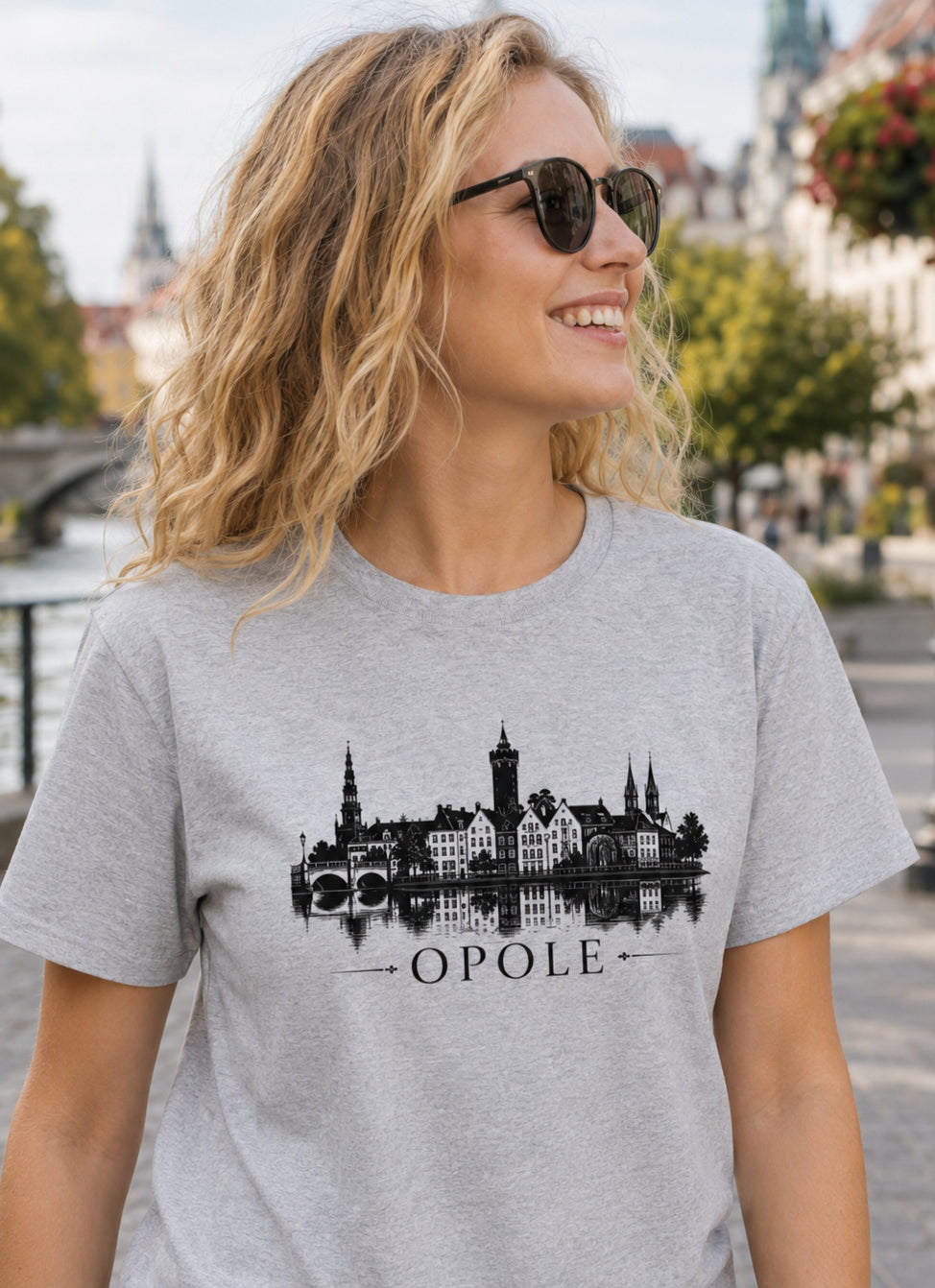 Opole Elegant Skyline Polish City Unisex T-Shirt