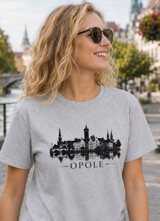 Opole Elegant Skyline Polish City Unisex T-Shirt