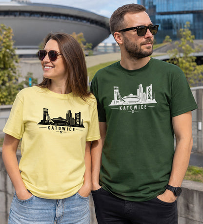Katowice Skyline Polish City Unisex T-Shirt