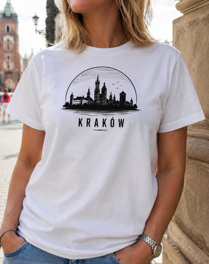 Kraków Skyline Polish City Unisex T-Shirt