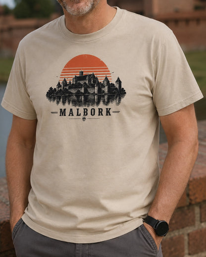 Malbork Sunset Castle Polish City Unisex T-Shirt