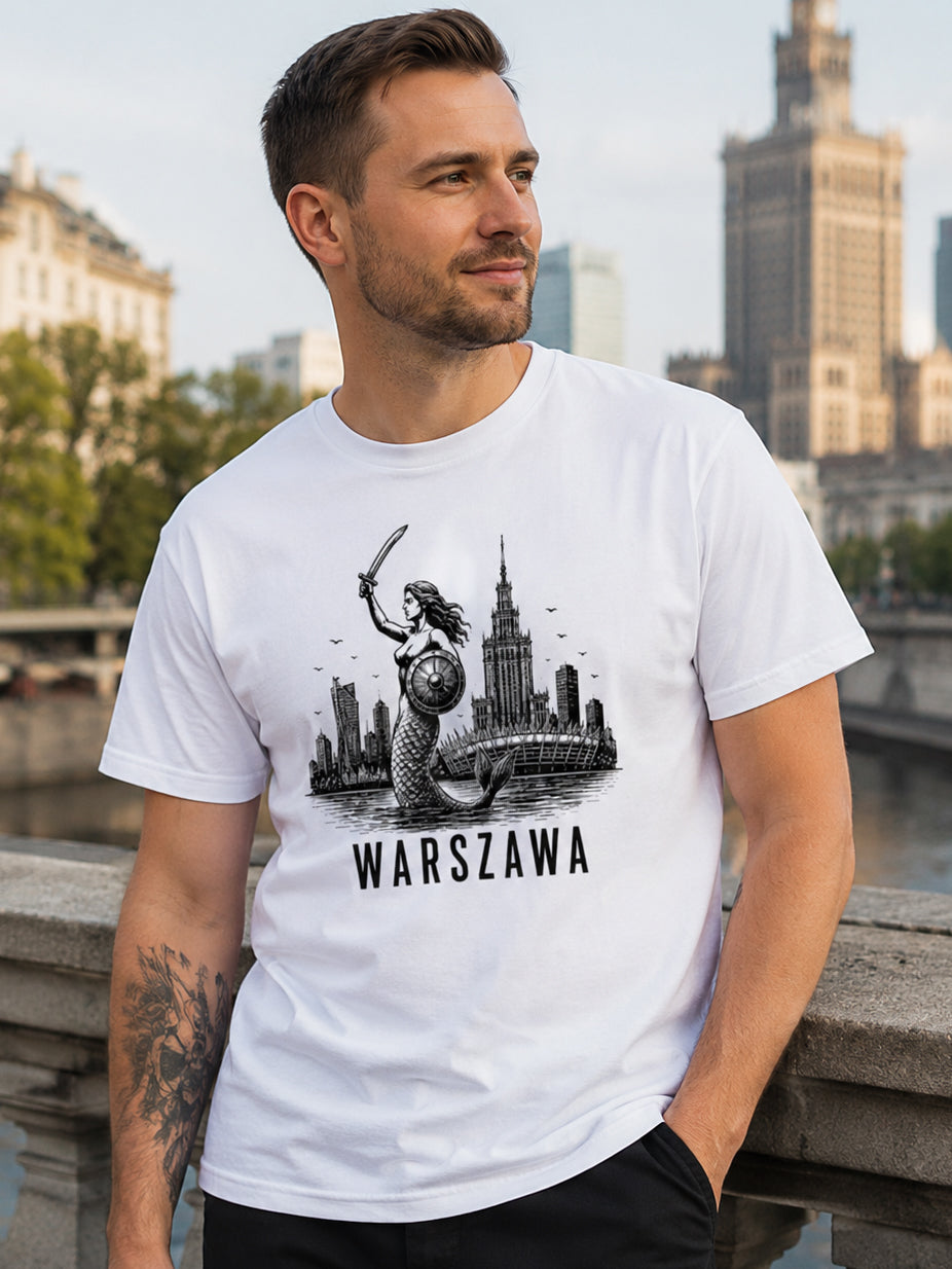 Warszawa Syrenka Polish City Unisex T-Shirt