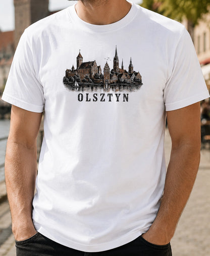 Olsztyn Brick Castle Skyline Polish City Unisex T-Shirt