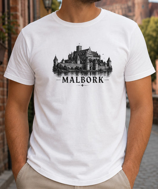 Malbork Sketch Castle Polish City Unisex T-Shirt