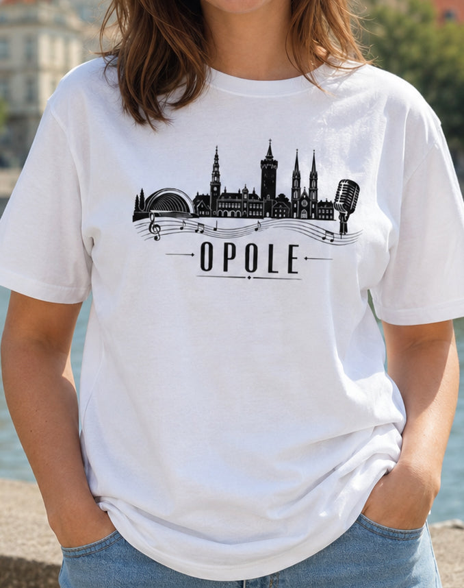 Opole Music Skyline Polish City Unisex T-Shirt