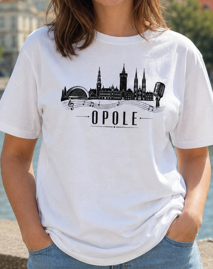 Opole Music Skyline Polish City Unisex T-Shirt