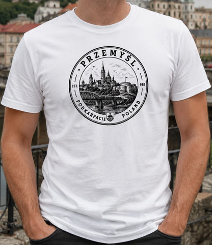 Przemyśl Vintage Emblem Polish City Unisex T-Shirt