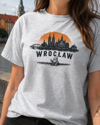 Wrocław Krasnal Skyline Polish City Unisex T-Shirt