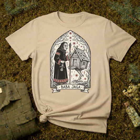 Baba Jaga of Slavic Folklore Unisex T-Shirt