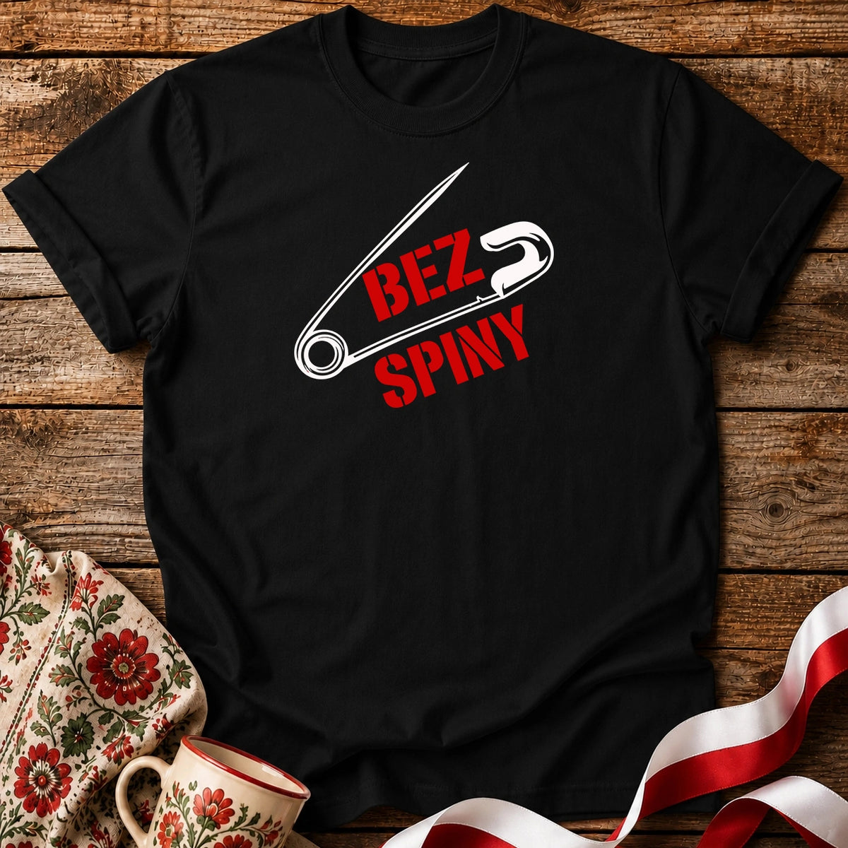 Bez Spiny Safety Pin Unisex T-Shirt