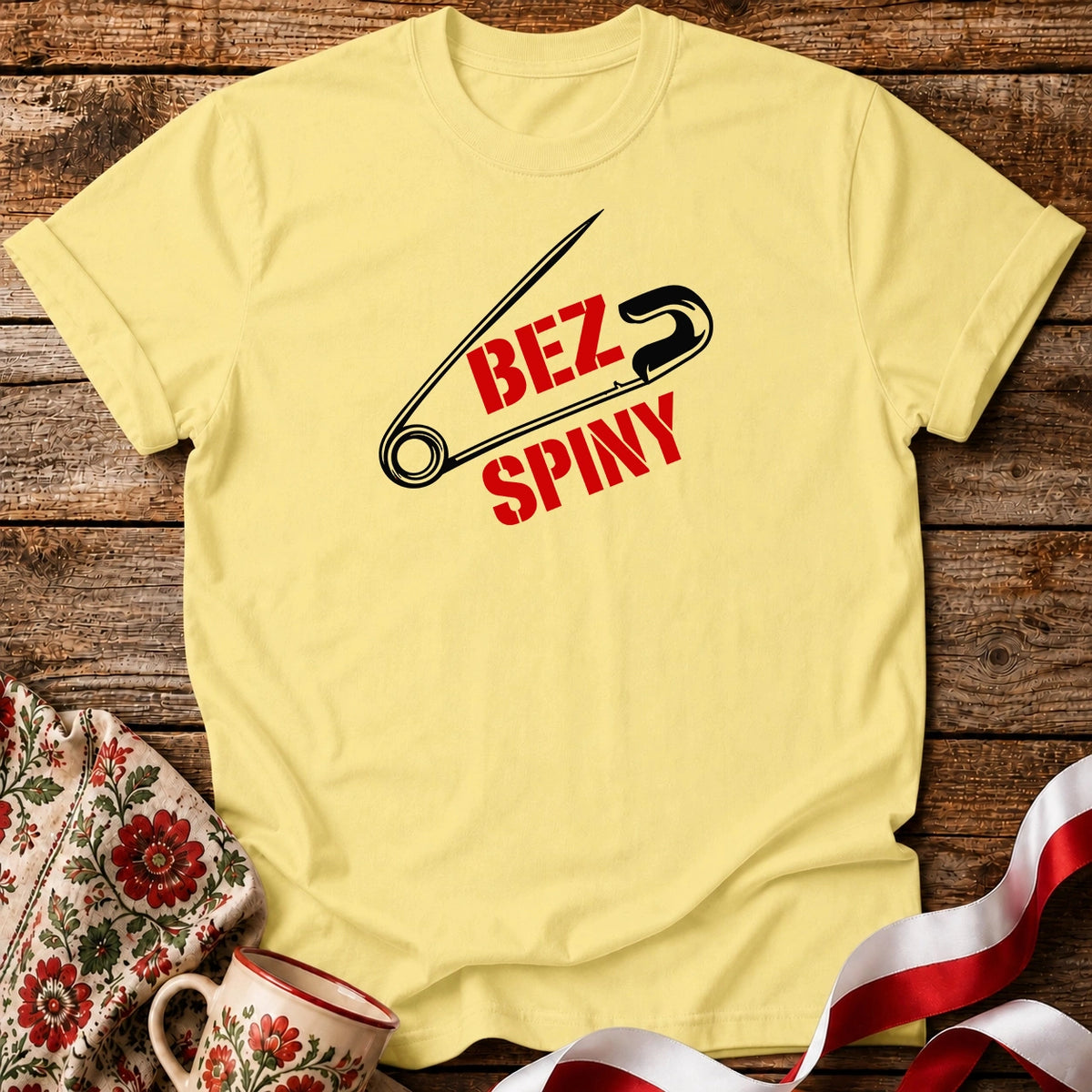 Bez Spiny Safety Pin Unisex T-Shirt