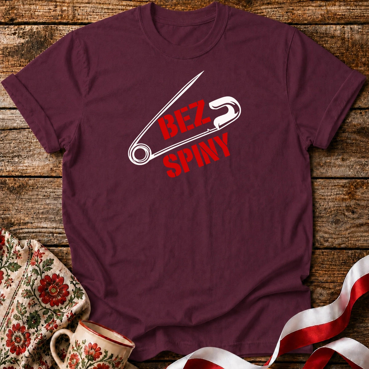Bez Spiny Safety Pin Unisex T-Shirt