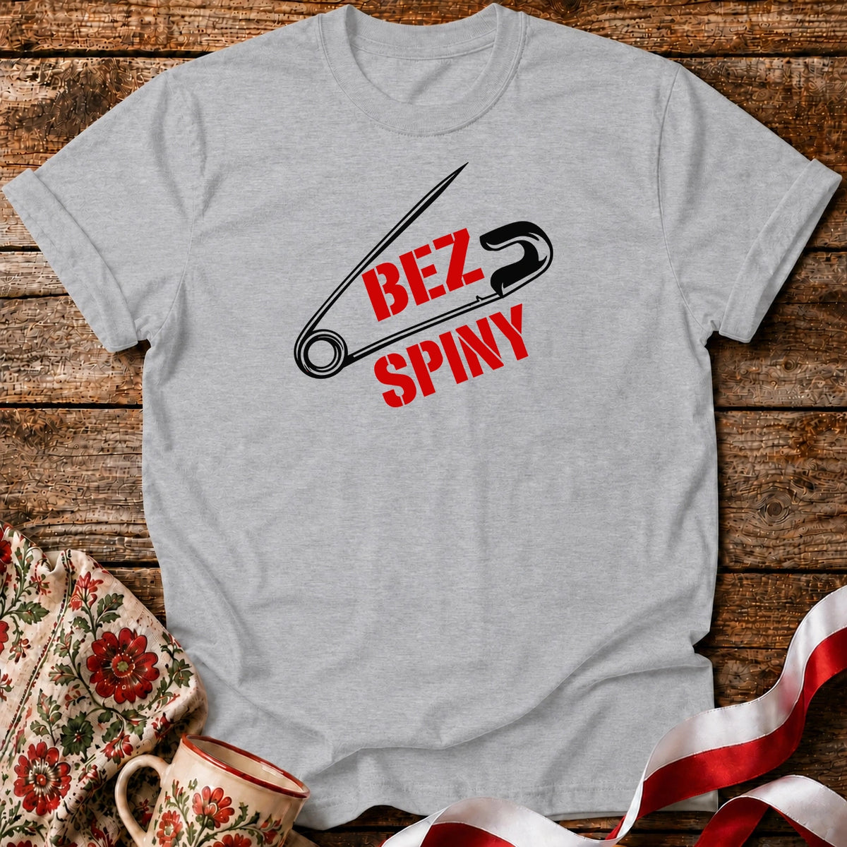 Bez Spiny Safety Pin Unisex T-Shirt