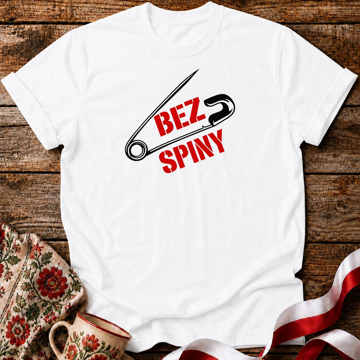 Bez Spiny Safety Pin Unisex T-Shirt