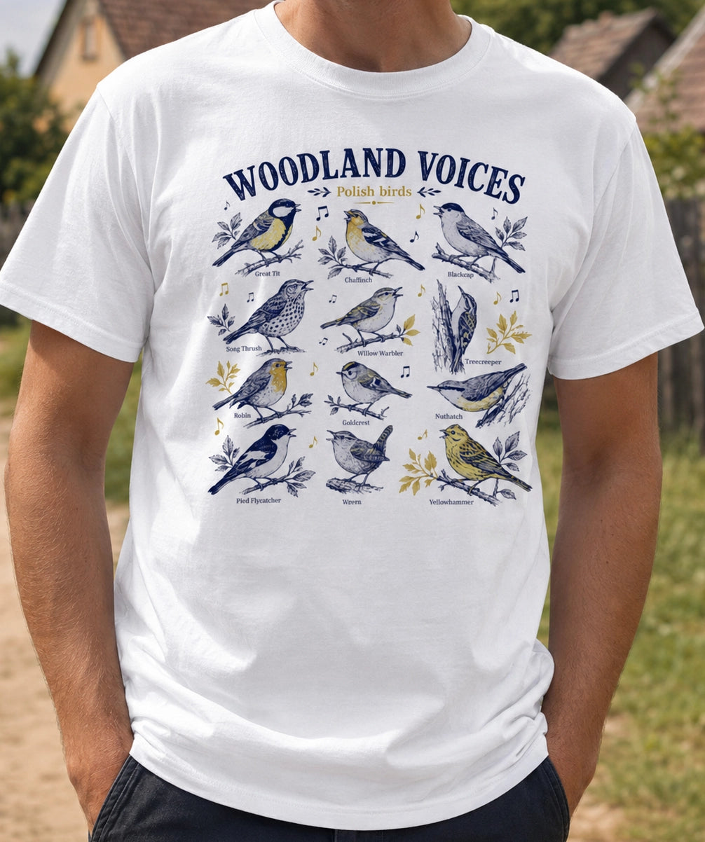 Woodland Voices Polish Birds Unisex T-Shirt