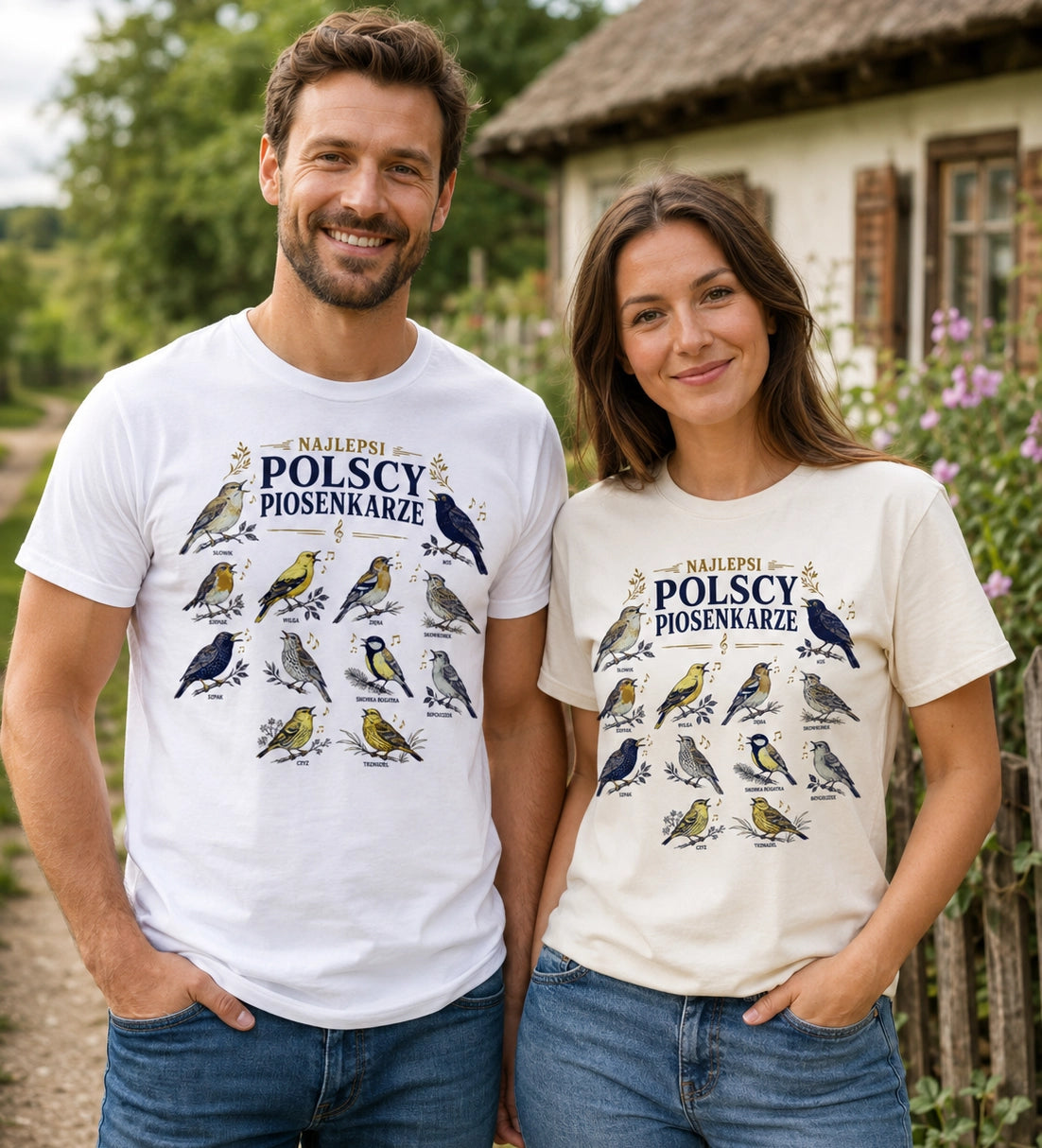 Polscy Piosenkarze Bird Choir Unisex T-Shirt