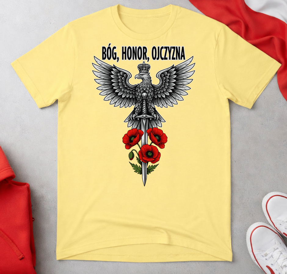 Polish Eagle Bóg Honor Ojczyzna Unisex T-Shirt
