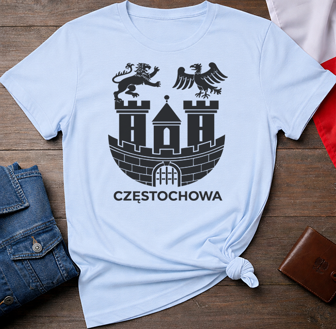 Częstochowa City Crest Unisex T-Shirt