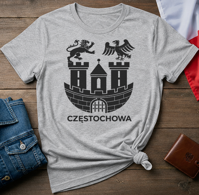 Częstochowa City Crest Unisex T-Shirt
